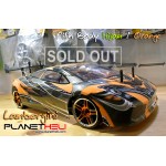 HSP RC Drift Car Flying Fish 4wd FULL Propo 1/10 Scale Ready To Run Lambo Orange